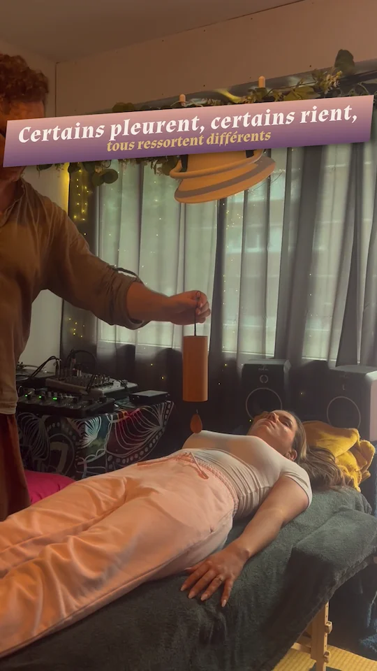 Frame du projet Sonomorphose — séance de relaxation vibroacoustique, 5 sur 6